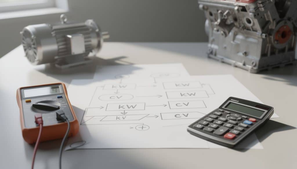 découvrez comment convertir facilement les kilowatts (kw) en chevaux-vapeur (cv) grâce à une formule simple et une méthode claire pour toutes vos calculs de puissance.